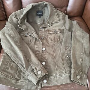 Liverpool Los Angeles Olive green denim jacket size Small